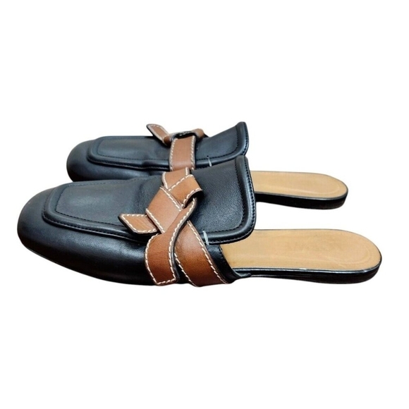Loewe Black Gate Belted Leather Mule Size EU 39/US 9 - Picture 7 of 13